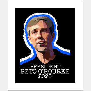 PRESIDENT BETO O'ROURKE 2020 (Ghost Version) Posters and Art
